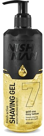 NISHMAN Shaving Gel 07 - Gold One 400ml