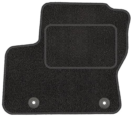 Fahrer Fußmatte Velours Fahrerseite Fahrermatte für Ford Kuga II (2012-2020) - 1-teilig - Passgenau
