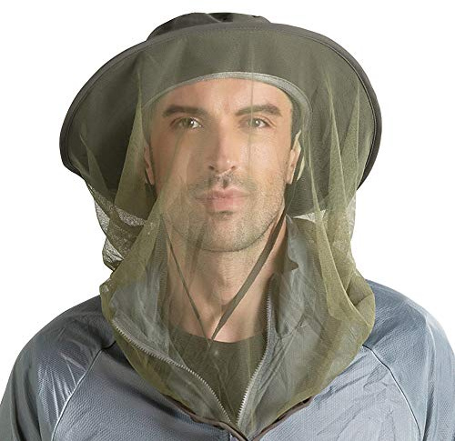 Beekeeper Beekeeping Hat with Veil Mosquito Head Net Hat Face Mesh Anti-Mosquito Fishing Hat Camping Mosquito Net Hat Bee Veil Hat Mosquito Hat Net Mesh Bee Suit Bug Insect Cap Hat for Men Women