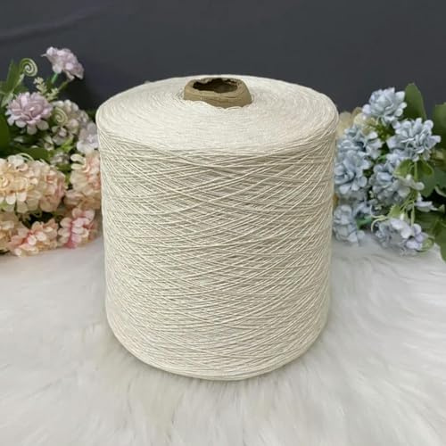 UANGLI 500 g di Lino Estivo Fai da Te Lavorato a Mano all'Uncinetto, Linea Stretta, Scava Fuori Il Fiore con Gancio, Filato per Maglieria in Lana fine