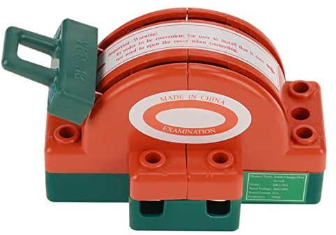 2 Pieces 32A 220V 2 Pole Separation Knife Switch, Knife Separation Switch Double Shot Knife Switch Power Cut Off Switch Double Blade Switch for Household Appliances