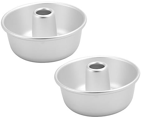 Cabilock 2stücke Teiliges Donut-backform Aluminiumlegierung Schnelle Wärmeleitung Antihaftbeschichtet Runde Savarin Kuchenform Für Mousse Gebäck Und Desserts Leicht Zu Reinigen Stabile Vera