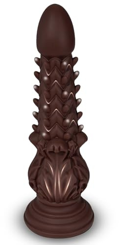 20.5CM Consolador de fantasía de monstruo con ventosa, tapones de estimulación de próstata, juguete sexual, juguetes anales, tapón anal, réplica de pene grande, consolador anal perfecto (M)