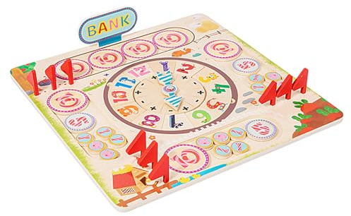 Giochi di numeri - Legno, gioco da tavolo matematico, completi | Impara le conoscenze matematiche di base, giochi di matematica per l'apprendimento della matematica, manipolazione, addizione