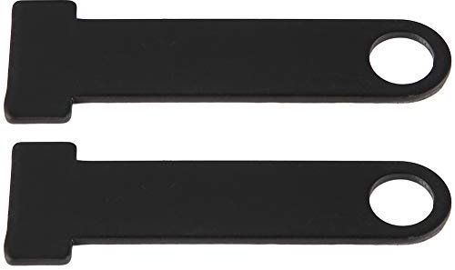 Fydun Lucchetto Casco Moto 1 pezzo Lucchetto per Casco Wlmetto per Elastico D-Ring Lock per Moto in Acciaio Inossidabile Universale (Nero)