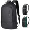 HEROIC KNIGHT Mochila Expandible para Laptop 15.6'' con Puerto USB, Impermeable, Ligera y Antirrobo, de 18 a 25 L, Ideal para Oficina, Viajes y Escuela, para Hombres y Mujeres - Negro