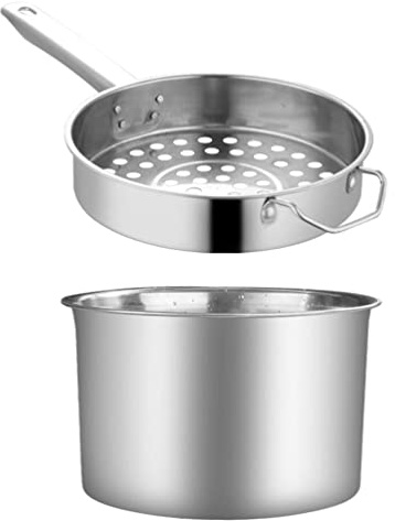 Stainless Steel Spaetzle Maker Lid with Pot Traditional German Maker Spaghetti Strainer Making Tool 1 Set