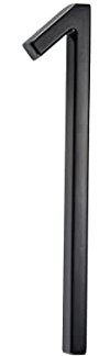 Numéros de maison flottants de 12.5 cm/6in de hauteur - Numéros de porte noirs - Grand numéro de porte - Panneaux de maison(1)