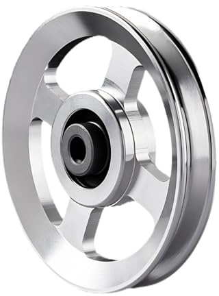 Ezweiji Accessori per Attrezzature per Il Fitness Puleggia in Alluminio, Puleggia Universale con Cuscinetto in Lega di Alluminio Accessorio per Palestra Diametro 90 mm Dimensioni per Attrezzature