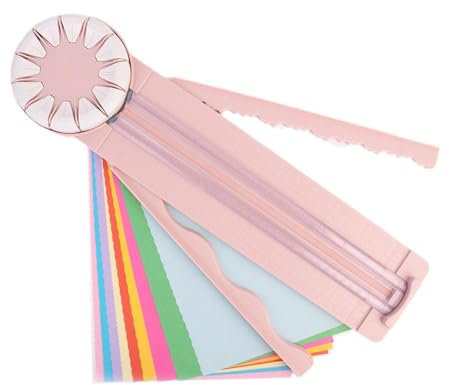 QEOTOH 12 In 1 Papierschneider 360 Grad Rotary Handschneiden Papier Trimmer Multifunktions Schneiden Werkzeug Handheld Papier Handwerk