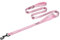 OneTigris Hundeleine mit 2 Griffe und Reflektierenden Streifen 182cm Rosa
