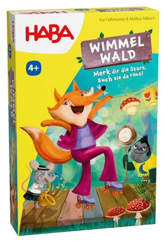 HABA Wimmelwald – Memory-Spiel mit Tieren als Kartenspiel – Kinder Gedächtnisspiel ab 4 Jahren – Fördert Merkfähigkeit und Konzentration – 2012235001
