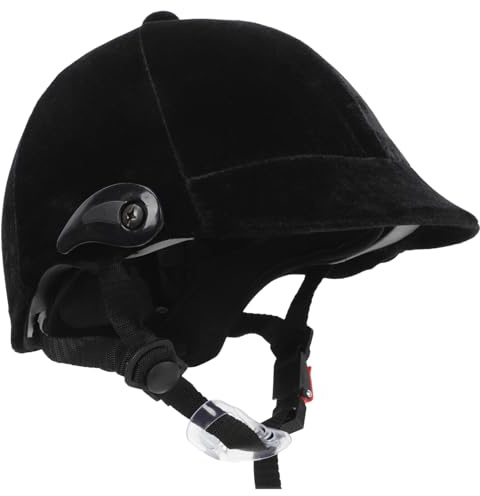 Cabilock Casco Equitazione Regolabile Imbottito Protettivo per Ragazzi e Ragazze Caschetto Sicurezza Traspirante per Allenamento e Passeggiate Cavallo