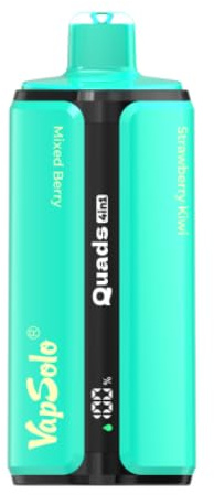 Quads 80K – Difusor de Aroma Portátil sin Líquido Frutos Rojos, Cereza Limón, Fresa Kiwi y Fresa con Chicle de Sandía – Diseño Compacto y Fácil de Usar