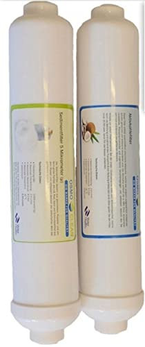Ersatzfilter - Set für 3-stufige Umkehrosmoseanlage/Osmoseanlage Filter Qualitätsmarke Osmoclean