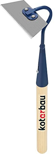 KOTARBAU® Mini azada de Metal, Azada binadora para jardinería, Azada pequeña para mullir, airear y desherbar, Herramientas de jardín para Tierra, Azada de Mano para escardar, Quitar Las Malas Hierbas