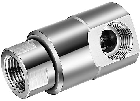 Hicarer 1,27 cm NPT Heavy Duty Schlauchtrommel Drehgelenk 5000 Psi Heavy Duty Schlauchtrommel Drehgelenk Kompatibel mit Home und Industrie Stahl Schlauchtrommel