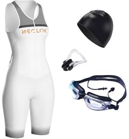 Traje de Ciclismo para Mujer Acolchado de una Pieza Trisuit Bike Top Corto Diseño Sublimado Babero Corto Triatlón de Equipo Profesional con Gel Pad,Patrones Personalizables (TYP-2,XS)