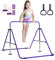 TINY TUMBLERS Barra de gimnasia para niños: una gran pieza de equipo de gimnasia para uso doméstico para una amplia gama de edades. Anillos y empuñaduras incluidos