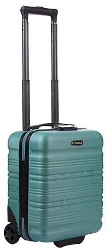 R.Leone Valigia Trolley Bagaglio a Mano 40x30x20cm Wizzair Vueling 2 Ruota in ABS (Verde Salvia, 915 40X30X20cm 2Ruota)