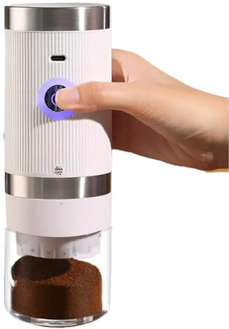 Macinacaffè elettrico - Macinino per noci ricaricabile senza fili, macinino portatile, macinino senza fili, macinino ricaricabile, macinino per noci USB | Macinacaffè ricaricabile, macinacaffè leggero