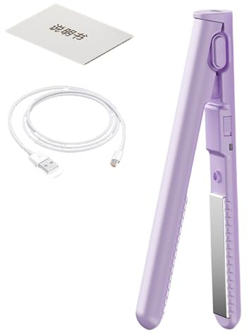 Lisseur Et Fer À Friser 2 En 1 Pour Cheveux Longs Courts Mini boucleur,