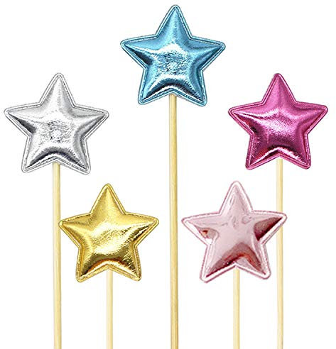 Yongbest Kuchen Dekorieren Toppers,50 Stück Cupcake Toppers Alles Gute zum Geburtstag Feier für Hochzeiten Geburtstage Partys Obst Picks Food Picks