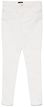 Vero Moda Women's VMSOPHIA HW Skinny J Soft VI403 GA NOOS Jeans, Bright White, M / 34