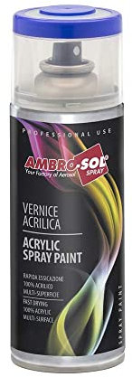 VIRSUS 1 Bomboletta Spray di Smalto Acrilico Multiuso da 400ml, Vernice Brillante per interni ed esterni, smalto permanente per superfici in legno, metallo, vetro (Testa di Moro)