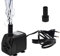 DIFCUL Mini Wasserpumpe Aquarium Klein Tauchpumpe 450L/H 10W Ultra Leises Aquariumpump Springbrunnen pumpe mit 1.5m Netzkabel für Teich Garten Hydroponiksystem