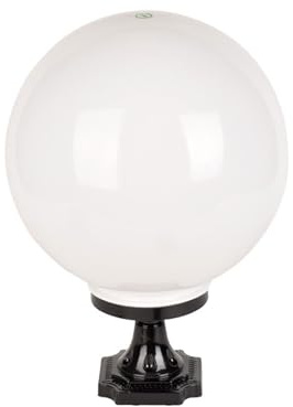 Farol Pie Sobremuro Exterior Bola Creativa Lámpara de Pilar Impermeable Luz del poste del césped del paisaje al aire libre Jardín Columna Faro Patio for Valla Villa Camino Puerta Calle Farol(Size:40cm