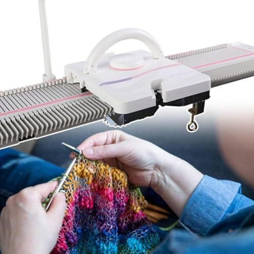 Machine à Tricoter 150 Aiguilles, équipement De Tricotage à Main Pour Chaussettes/Chapeaux, Machine à Tricoter Domestique En Plastique De Calibre Moyen 6,5 Mm, Ensemble D'outils De Couture Ménagers