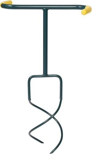 Leborgne Naturovert - Aeroplano de Compost ecológico y ergonómico - Dientes perfilados - Modelo 320061 - Verde