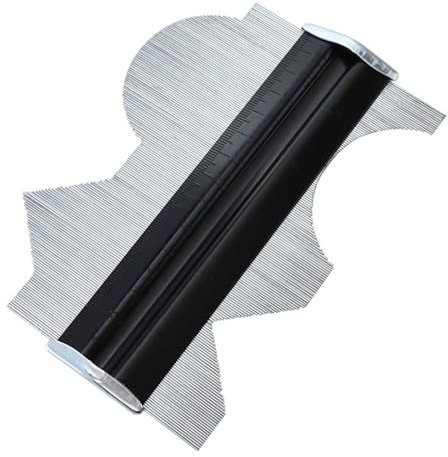 Calibre de contorno de 6 pulgadas de metal con escala clara adecuado para el seguimiento de contornos fácil y preciso al dibujar y construir modelos