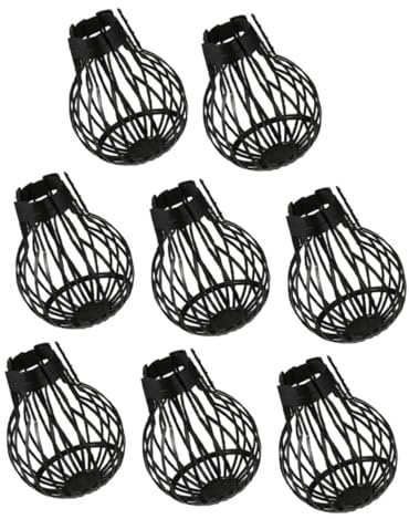 FUTUREORYY Protège Gouttières Anti-Blocage 8 Pièces Filtre Léger En Plastique 5.91X3.94X3.94 Pouces Pour Toit Balcon Jardin Écran Drainage Contre Feuilles Débris