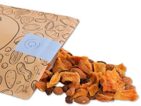Makadamia - Mix di Frutta Secca 500 g - Care Mix - Mandorle (200g), Mango Disidratato, Uvetta Sultanina.