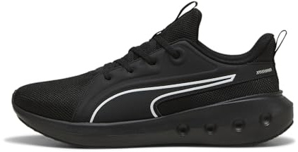 PUMA Unisex Adults SOFTRIDE Carson Road Running Shoe, PUMA Black-PUMA Black-PUMA White, 5 UK