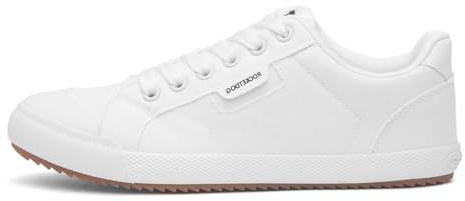 Rocket Dog Cheery Womens White Casual Canvas Shoe - Size 4 UK - White