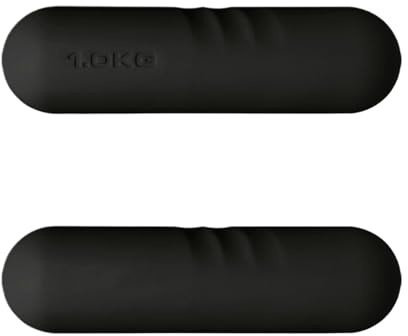 Set di per le mani, in silicone, 2 barre portatili, attrezzi per fitness a casa per palestra, yoga, sollevamento, pilates, cardio