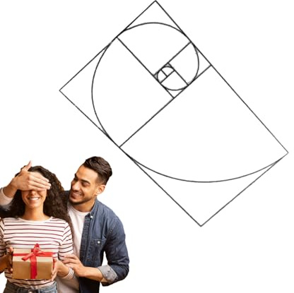 Goldschnitt Finder - Règle transparente Viewer - Outil de dessin