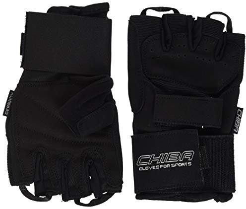 Chiba Wrist Saver Fitnesshandschuh, schwarz, XXL