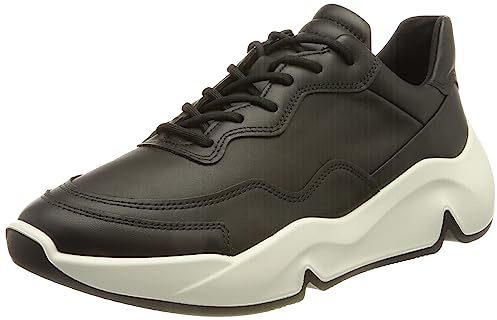 ECCO Chunky Sneaker Basket Femme, Noir, 38 EU