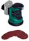 VONROC Ponceuse excentrique sans fil 20V - Ø125mm – Connexion d’aspirateur, sac d’aspirateur, 12 feuilles abrasives – Sans batterie ni chargeur