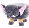 matrasa Kinderhocker Jungle - Plüsch Hocker - 43x28x26cm - Dekohocker Sitzhocker Elefant