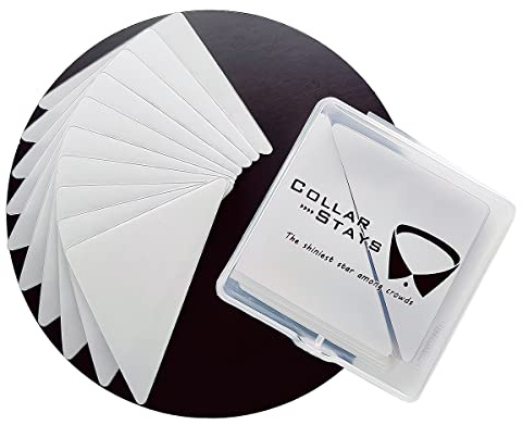 Collar Stays for Polo Shirts, No Curl Collar Polo Shirt Collar Stays, Polo Shirt Collar Fixed Great for Any Shirt with Collar
