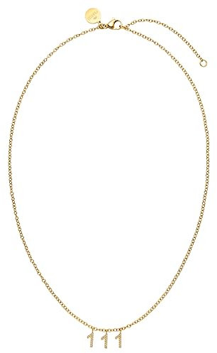 Purelei® Angel Numbers Kette Damen (Gold) – Halskette Damen aus langlebigem Edelstahl – Wasserfeste Kette – 40-45 cm Länge verstellbar – Halskette für deinen individuellen Look