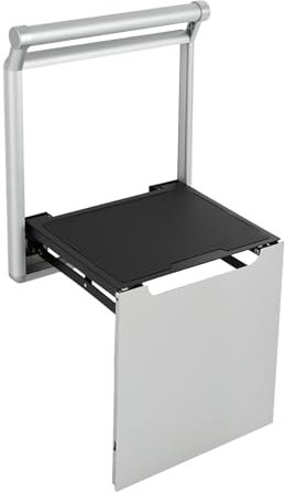 Wandmontage Duschsitz Klappbar Duschklappsitz Bis Zu 150 KG Multifunktions Badezimmer Duschbank,Klappbarer Rutschfester Duschstuhl Wandklappstuhl Dusche Wandhocker