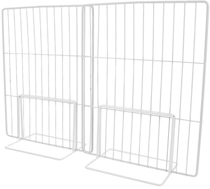 2Stücke Gefrier Trennwände aus Netzgewebe für Kühlschrank Organizer Platzsparende Trennwände zur Effizienten Lagerung von Lebensmitteln für Supermärkte und Gefrierkörbe