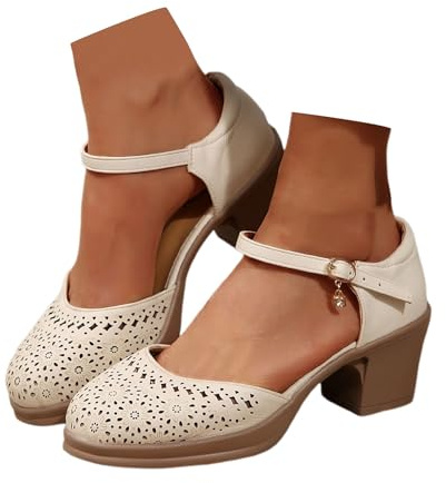 Zapatos de mujer Elegantes Sandalias con Tacón Sandalias de Tiras Tacones Altos Zapatos de Tacón Cómodo Sandalias de Verano Elegantes Sandalias de Plataforma Festiva Zapatos de Boda Sexy