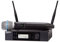 Shure GLXD24R+/B87A Dual Band Pro Digital Wireless Mikrofonsystem - 12-Stunden-Batterielaufzeit, 30m Reichweite | BETA 587 Handheld Vocal Mikrofon, Single Channel Rack Mount Empfänger.